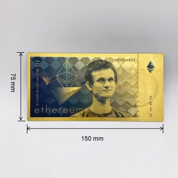 Ethereum Classic ETH Gold Collectable Banknotes Cards - Picture 6 of 7